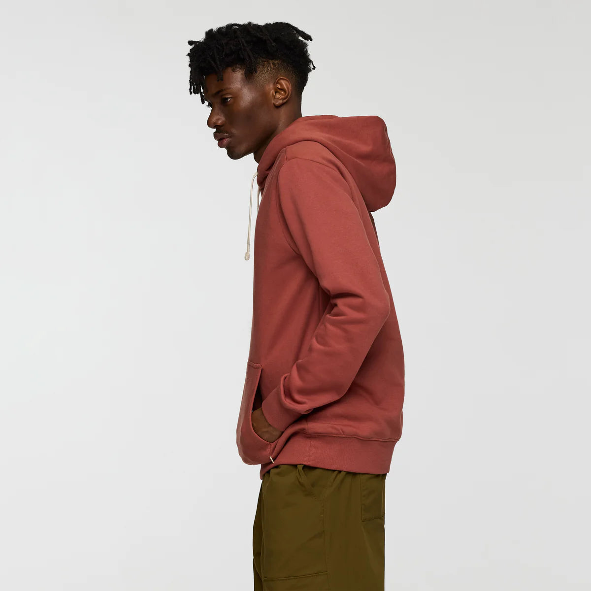 Bluza Męska Llama Patch Pullover Hoodie, Nutmeg