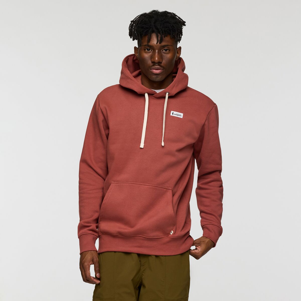 Bluza Męska Llama Patch Pullover Hoodie, Nutmeg