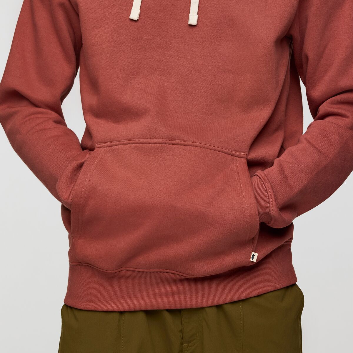 Bluza Męska Llama Patch Pullover Hoodie, Nutmeg