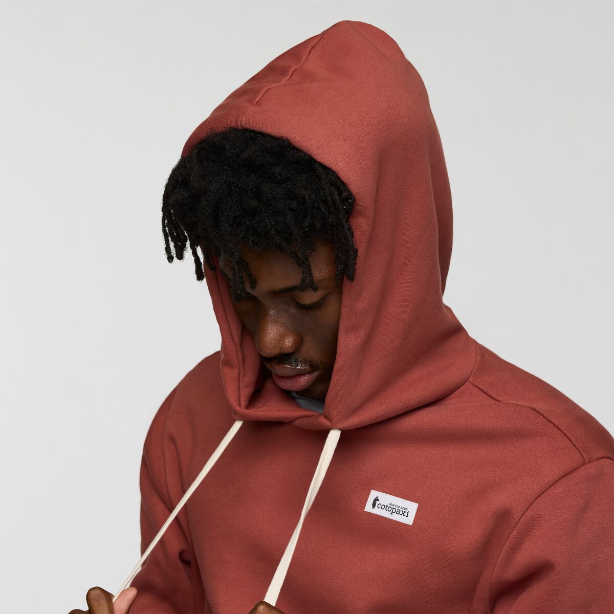 Bluza Męska Llama Patch Pullover Hoodie, Nutmeg